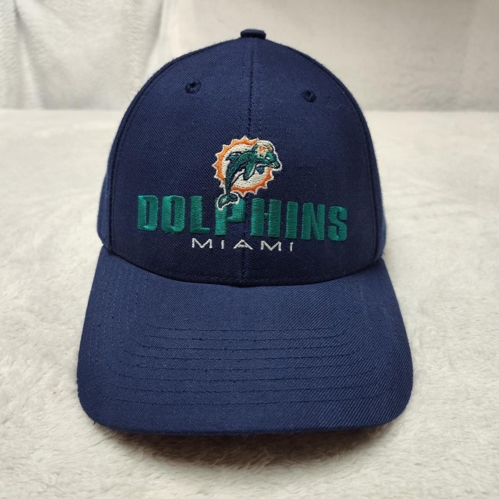 Miami Dolphins Hat Cap Snap Back Mens One Size Blue NFL‎ Twins Enterprise, Inc.